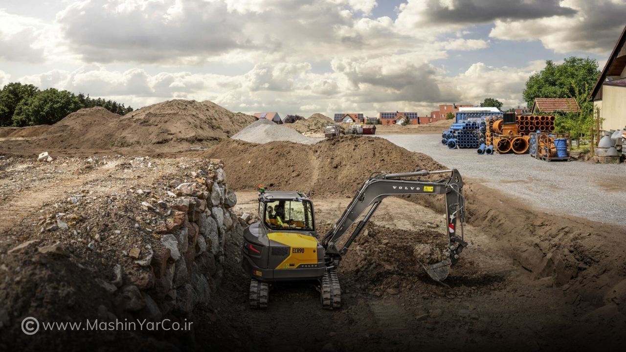 بررسی تخصصی Volvo ECR90: غول ۹ تنی در کالبدی کوچک